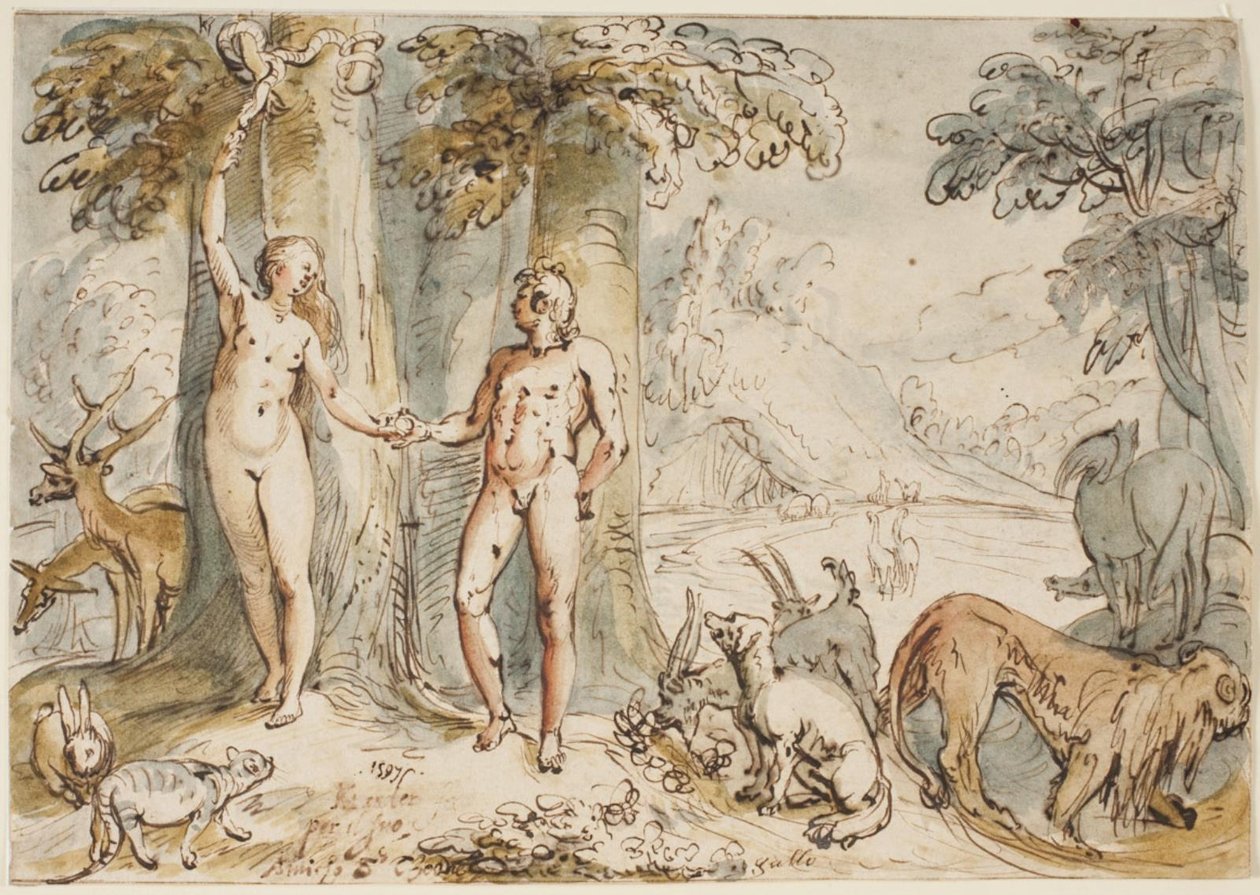 La caída del hombre de Karel van Mander I
