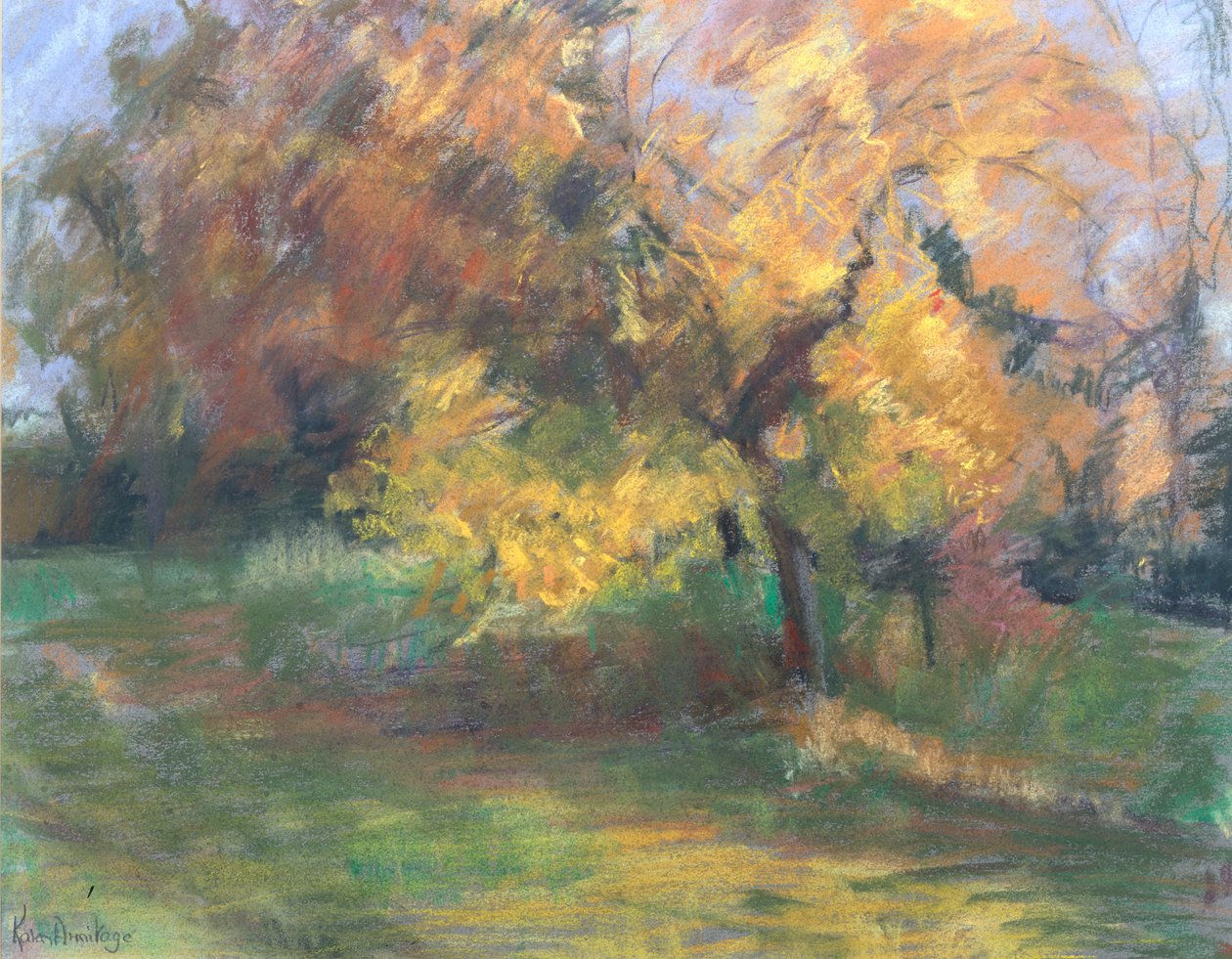 Otoño en May Banks, Sussex, 2000 de Karen Armitage