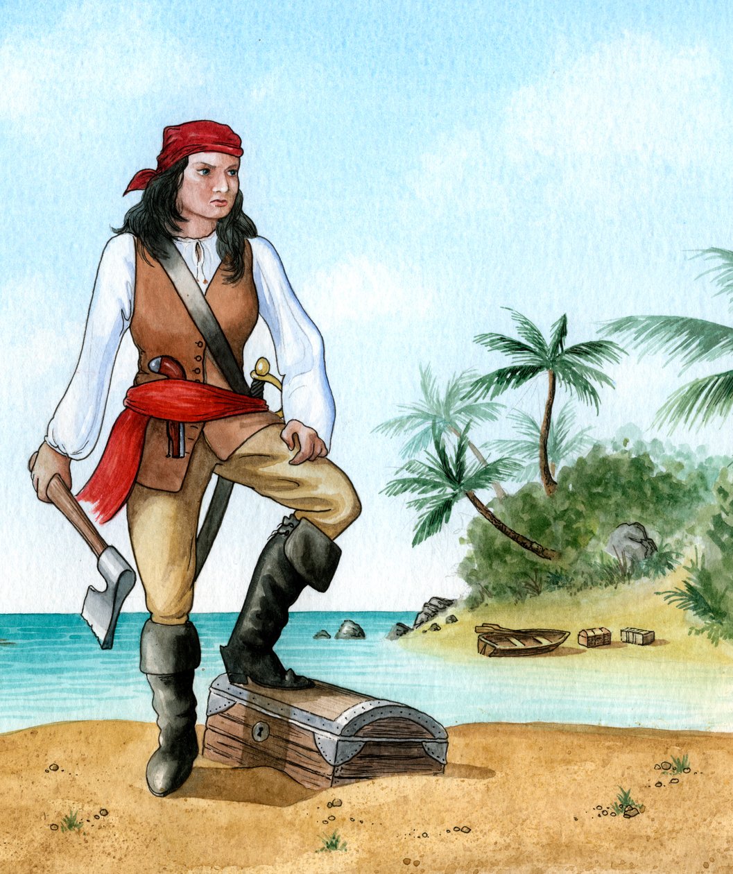 Mary Read, 1690-1720, compañera pirata británica de Karen Humpage