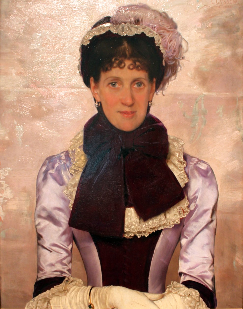Retrato de una mujer de Karl Gussow