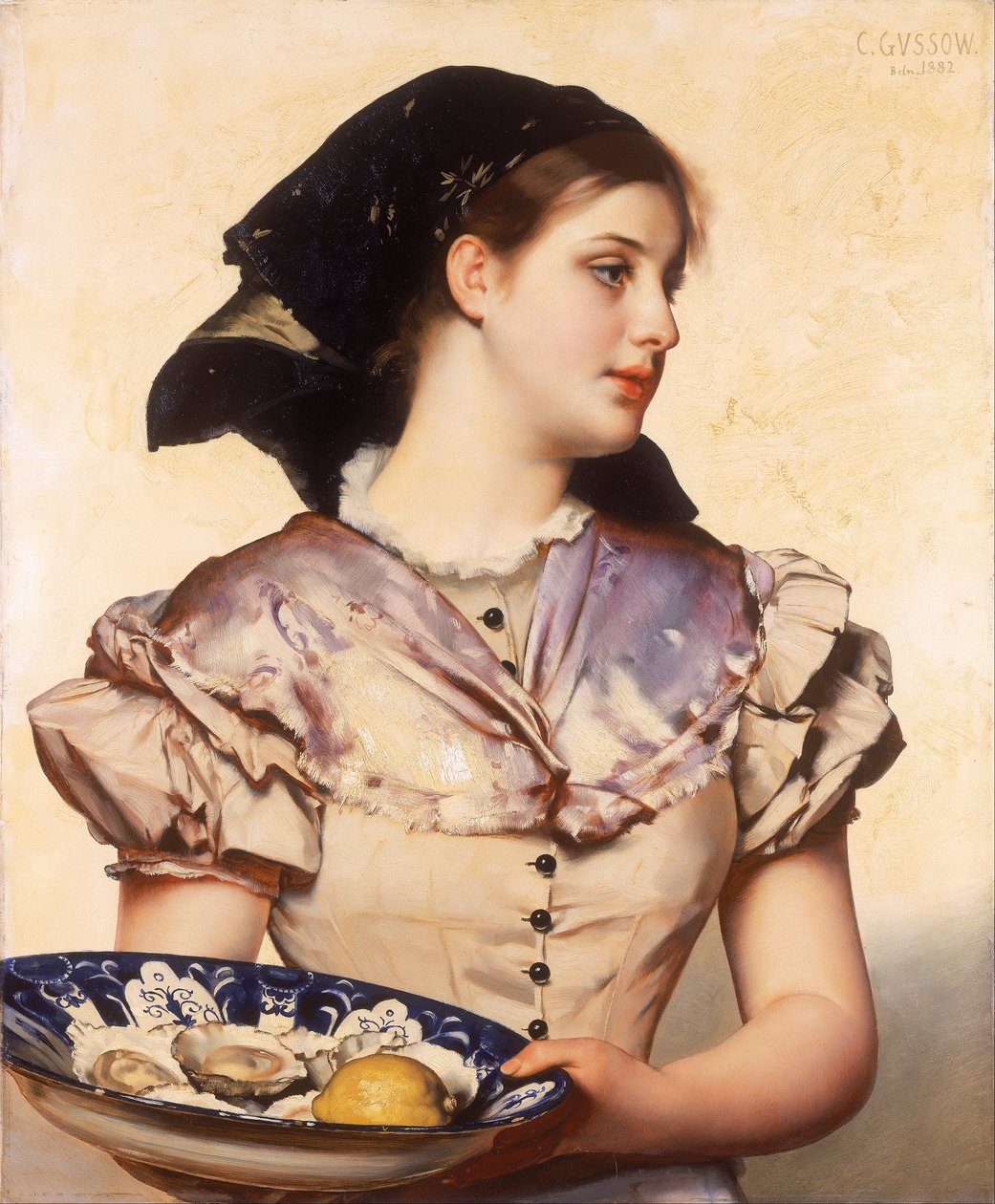La chica de las ostras de Karl Gussow