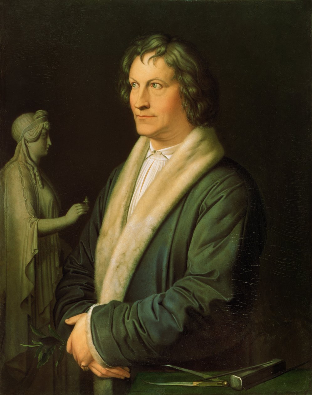 Retrato del escultor Bertel Thorvaldsen, 1823 de Karl Joseph Begas