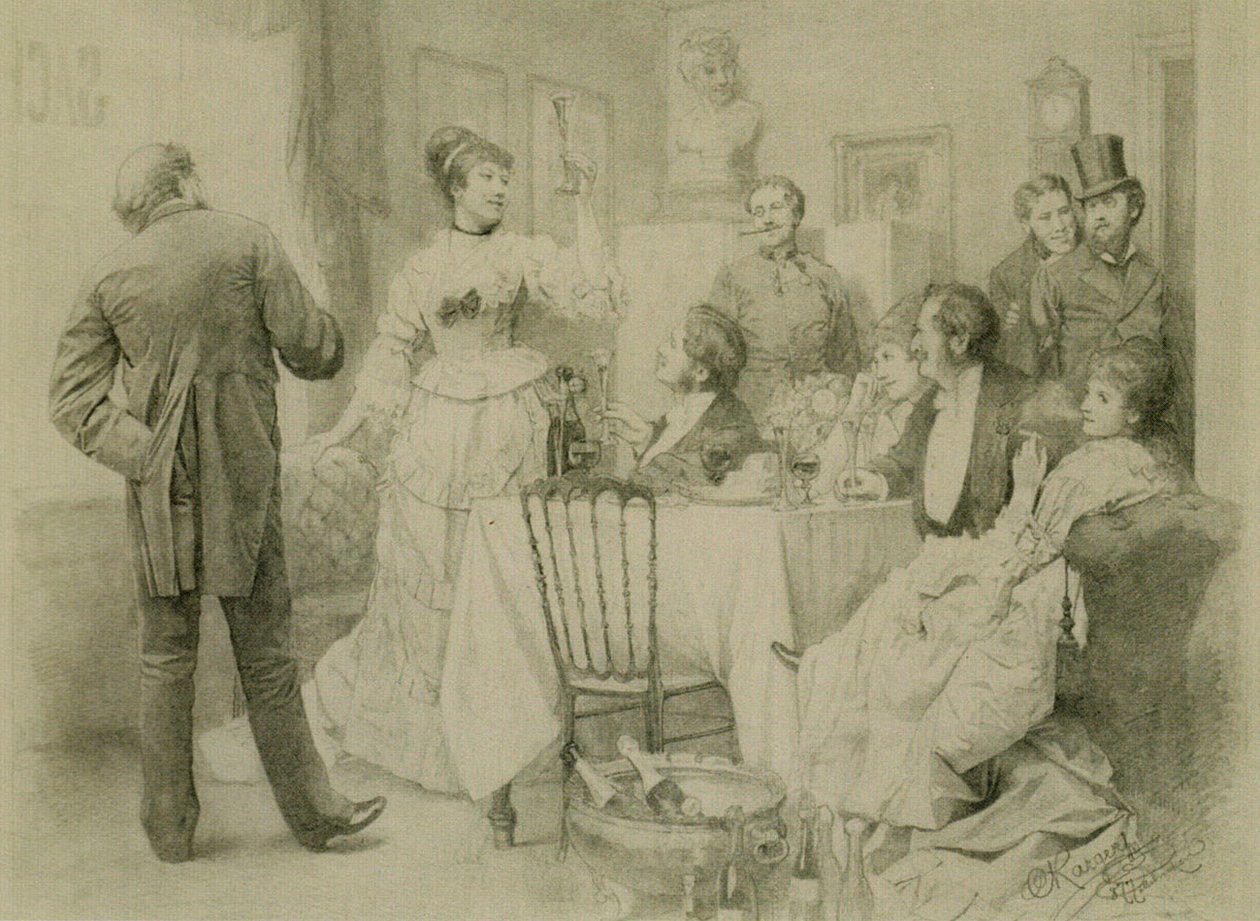 Champañización en el Sacher de Karl Karger