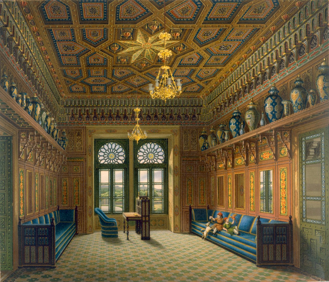 Diseño para la Gran Sala de Recepción, 1837 de Karl Ludwig Wilhelm Zanth