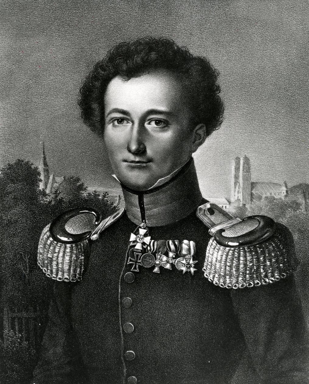 Carl von Clausewitz, impresión hecha por F. Michelis, 1830 de Karl Wilhelm Wach