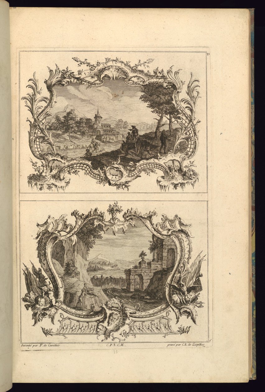 Diseño para Dos Cartuchos de Karl Albert von Lespilliez