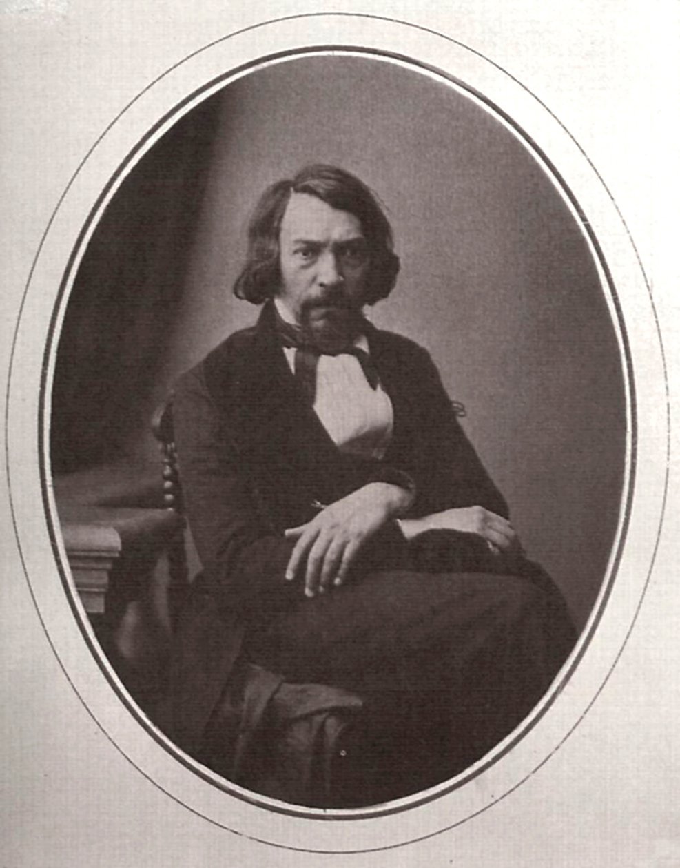 Aleksey Stepanovich Khomyakov, poeta religioso ruso, c1858 de Karl August Bergner