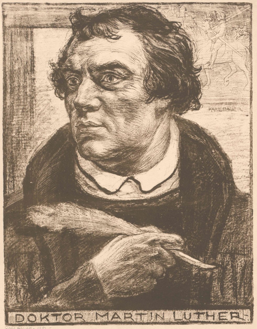 Martín Lutero de Karl Bauer