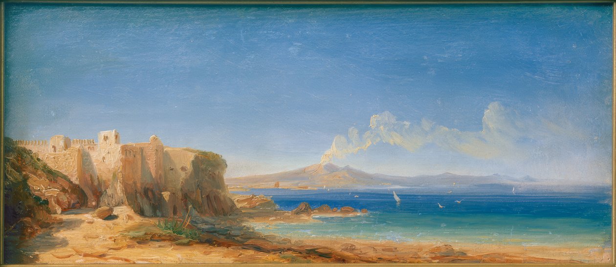 El golfo de Nápoles de Carl Blechen
