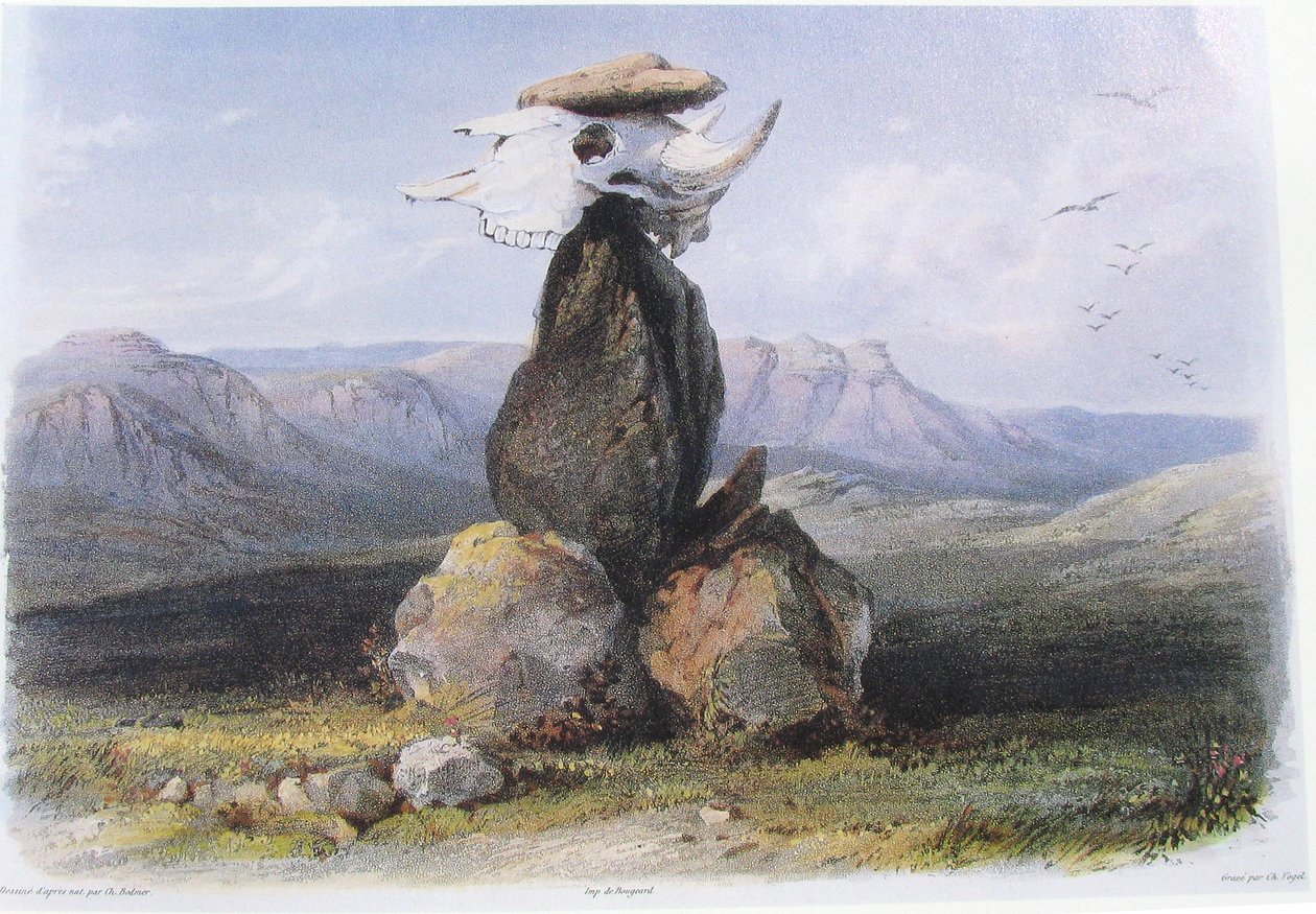 Karl Bodmer Pila mágica de los indios Assinboin de Karl Bodmer