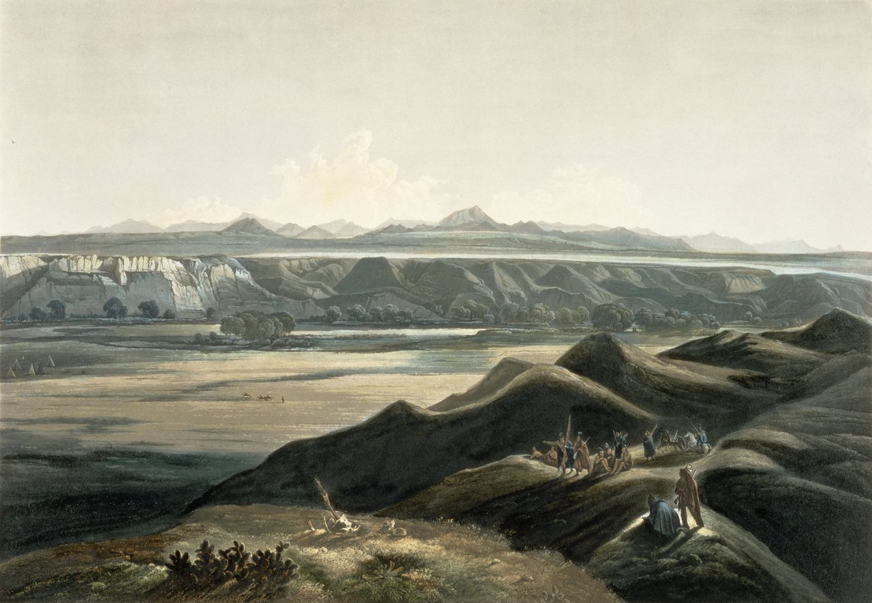 Vista de las Montañas Rocosas, lámina 44 del Volumen 2 de 