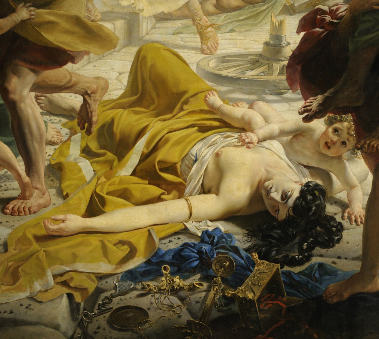 (detalle) El último día de Pompeya de Karl Pavlovich Bryullov