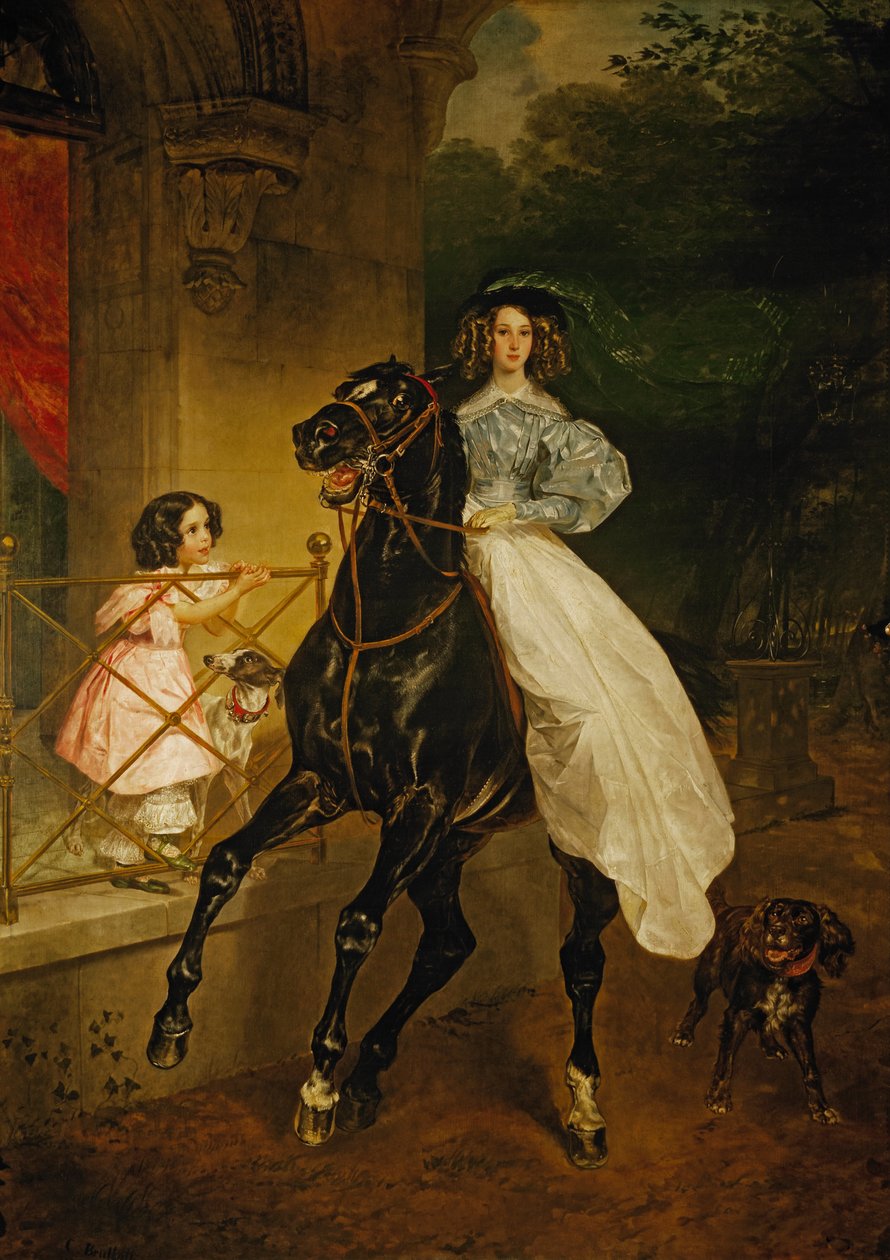 Ruso: "A Rider" A Rider de Karl Bryullov