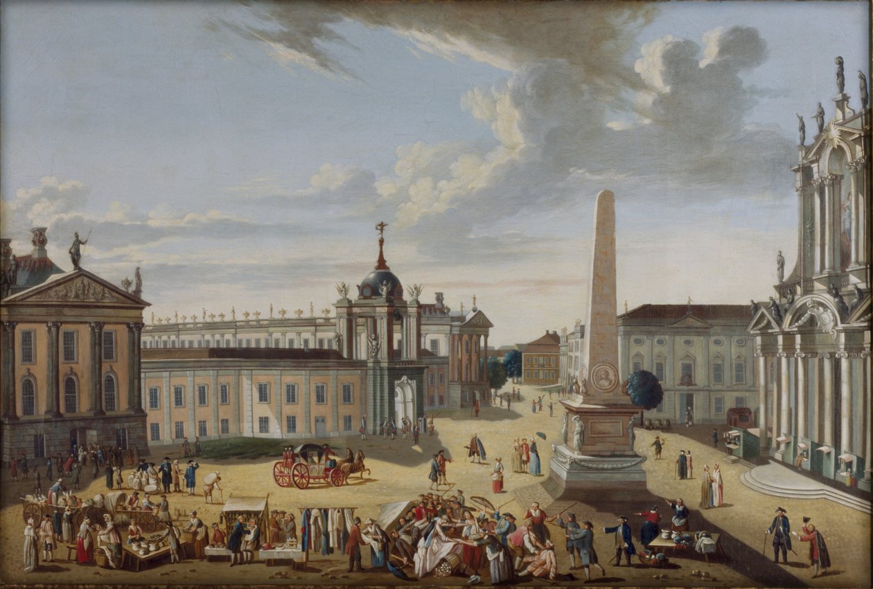 Alter Markt Potsdam - Vista a la Schlossstraße de Karl Christian Wilhelm Baron