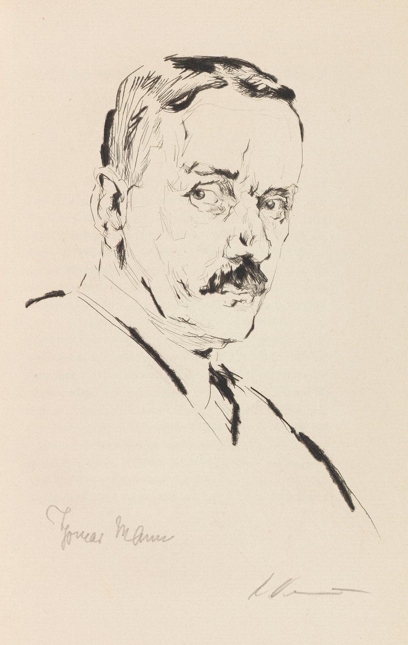 Retrato de Thomas Mann 1875-1955, 1924 de Karl Dannemann