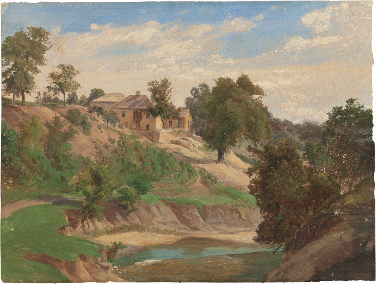 En el río Pedernales de Karl Friedrich Hermann Lungkwitz
