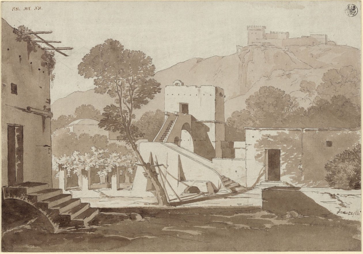 Casa de labranza cerca de Anacapri de Karl Friedrich Schinkel