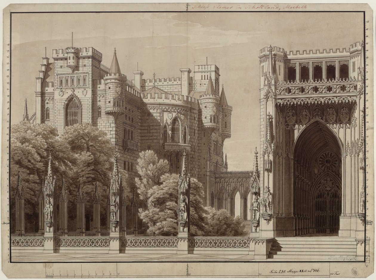 Decoración de uso general. Castillo de Karl Friedrich Schinkel