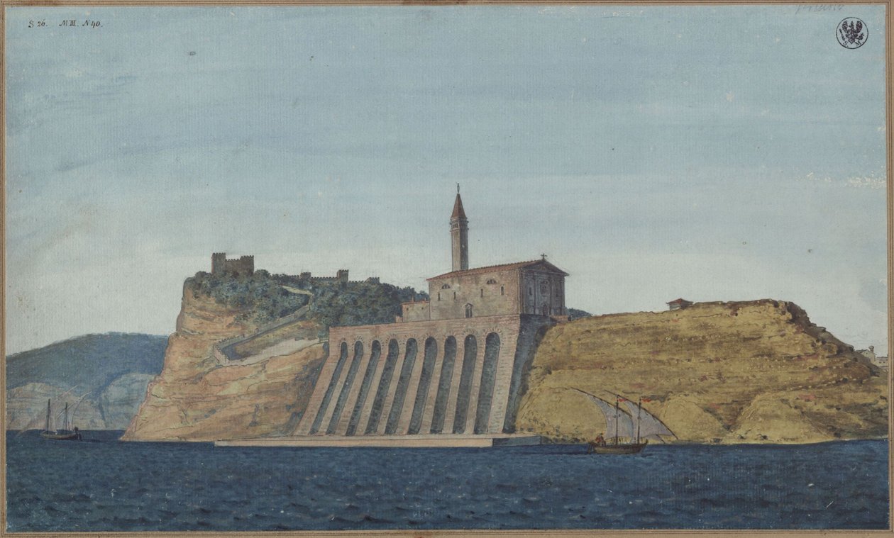 La catedral de Piran en Istria de Karl Friedrich Schinkel