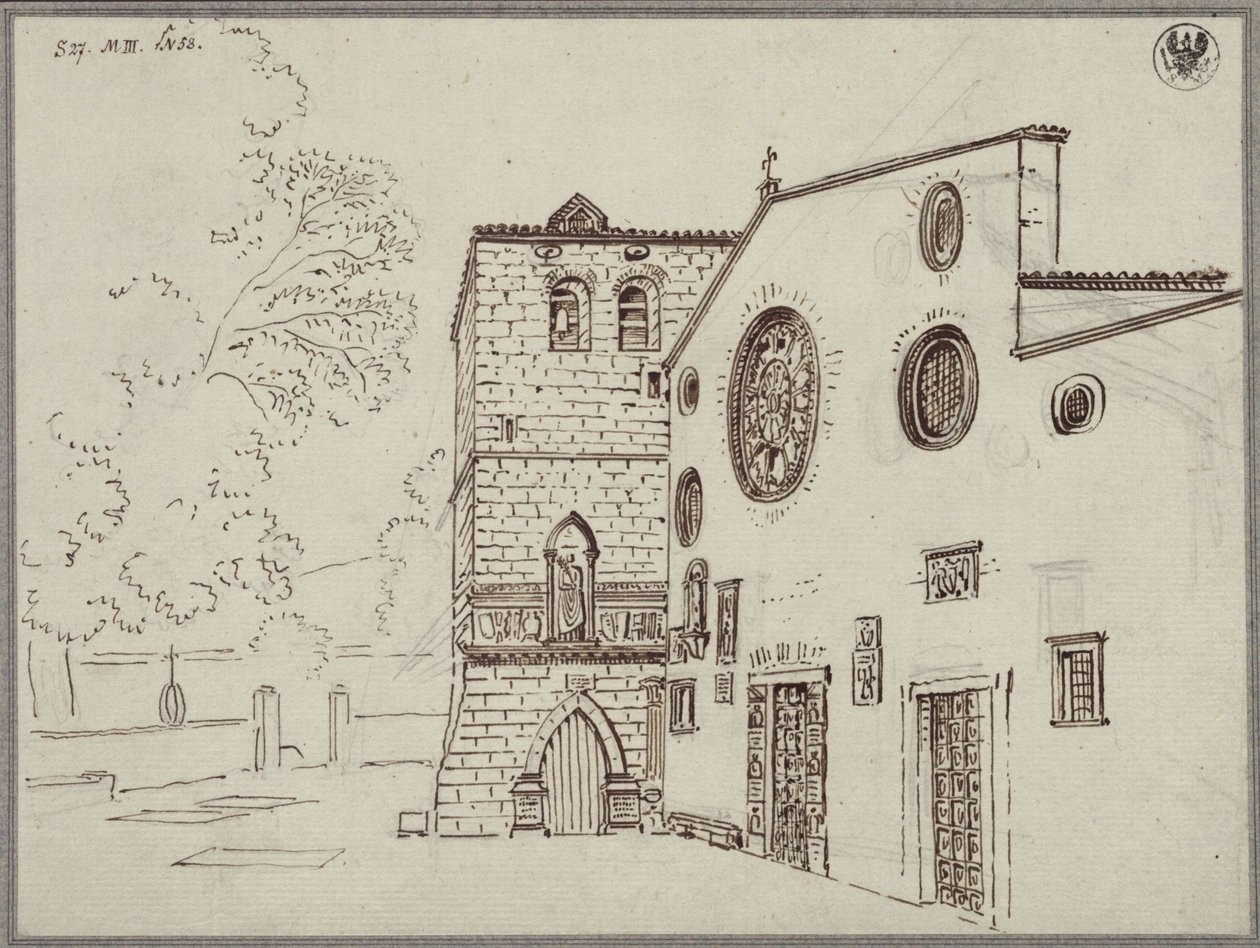 La catedral de San Giusto en Trieste de Karl Friedrich Schinkel