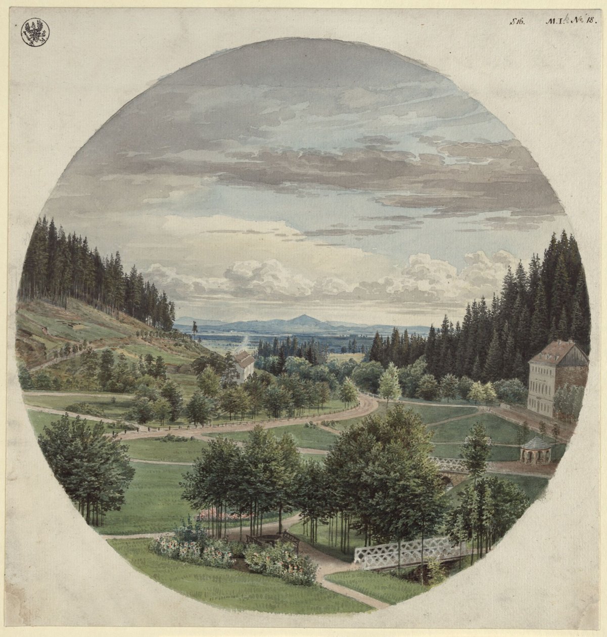 Paseo de Mariánské Lázně de Karl Friedrich Schinkel