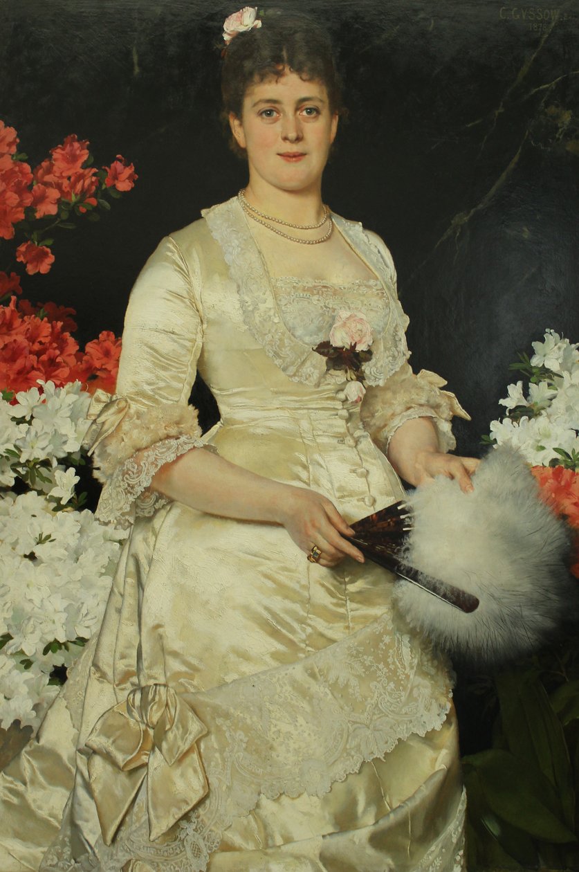 Alemán: Frau Hedwig Woworsky, geb. Heckmann Sra. Hedwig Woworsky, nacida Heckmann de Karl Gussow