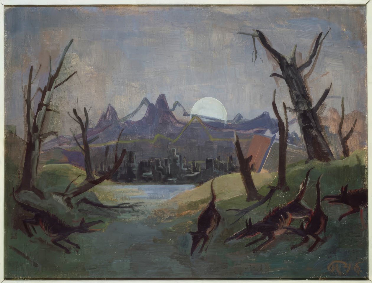 Mala noche de Karl Hofer