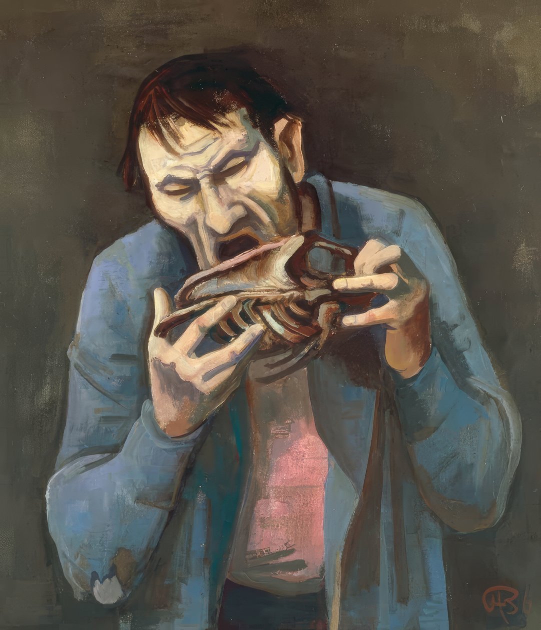 El hambriento de Karl Hofer