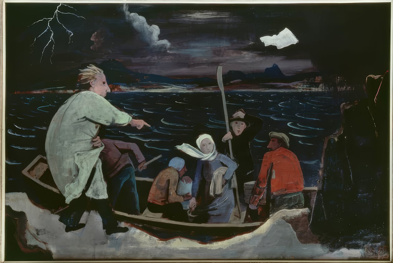 El aterrizaje de Karl Hofer