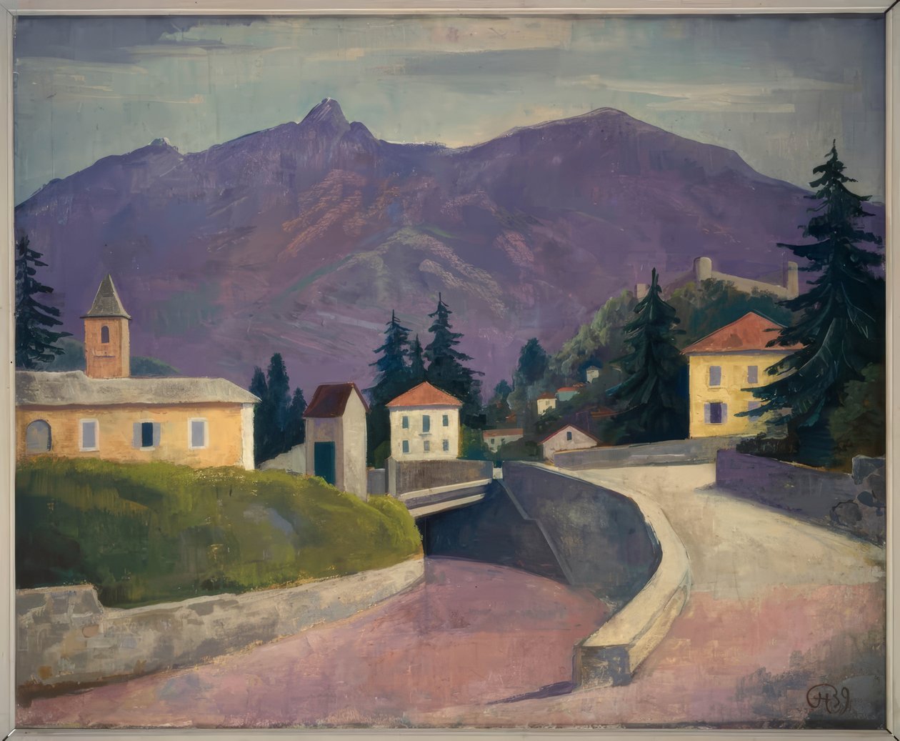 Paisaje del Tesino  de Karl Hofer