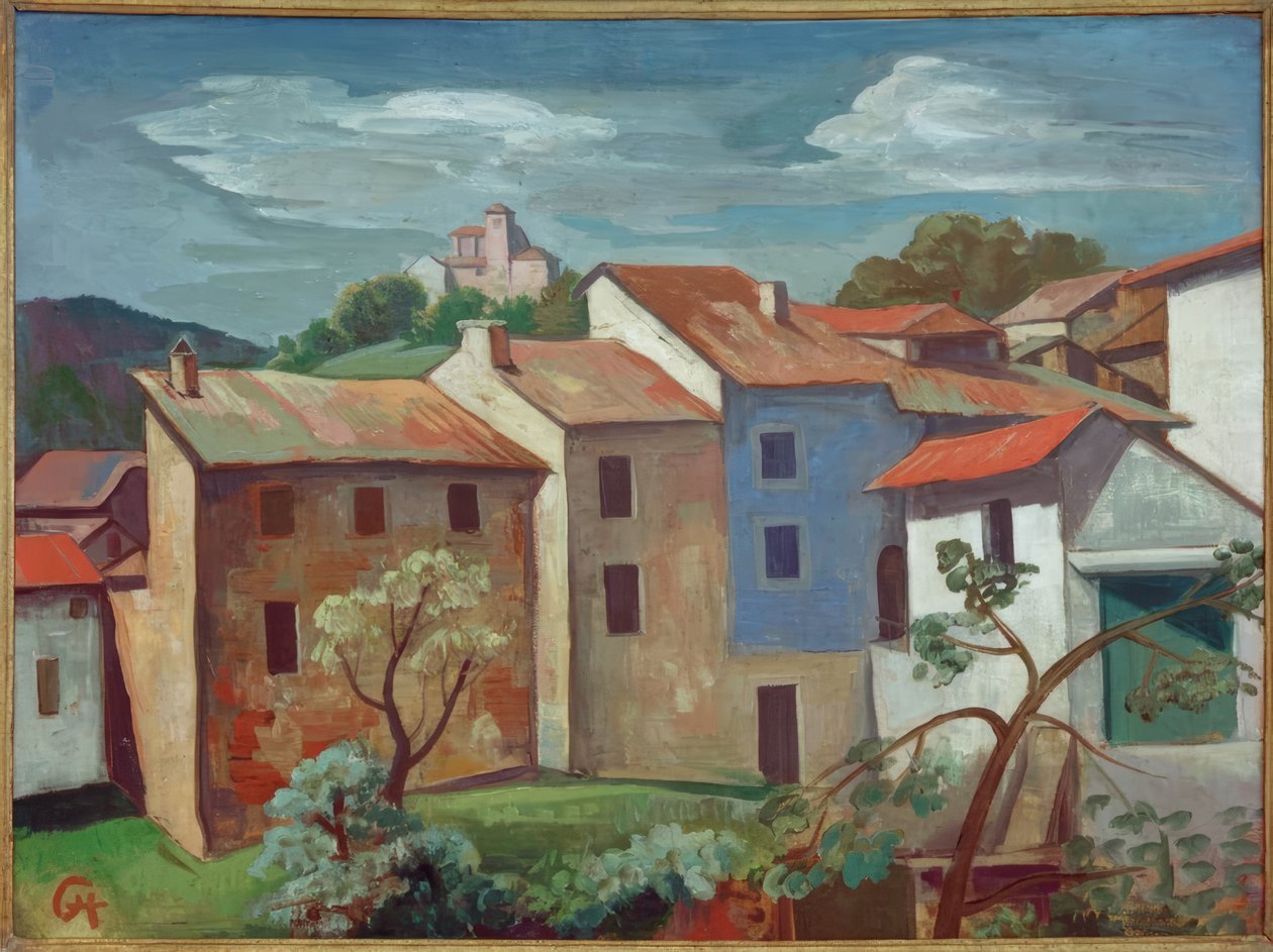 Paisaje del Tesino de Karl Hofer