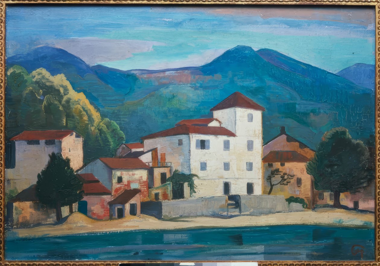 Paisaje del Tesino de Karl Hofer