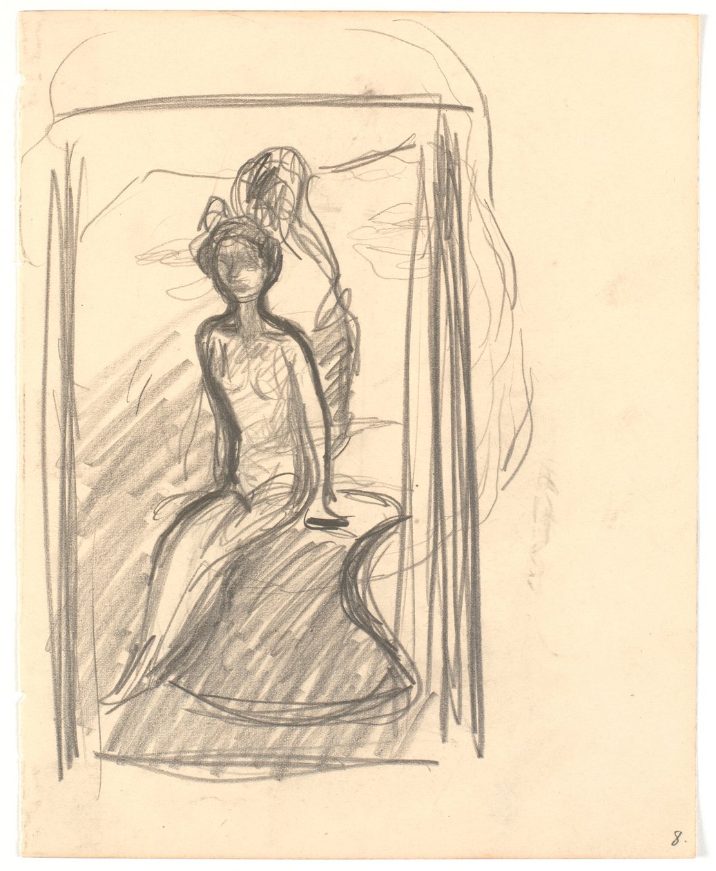 Boceto para "Sif" de Karl Isakson