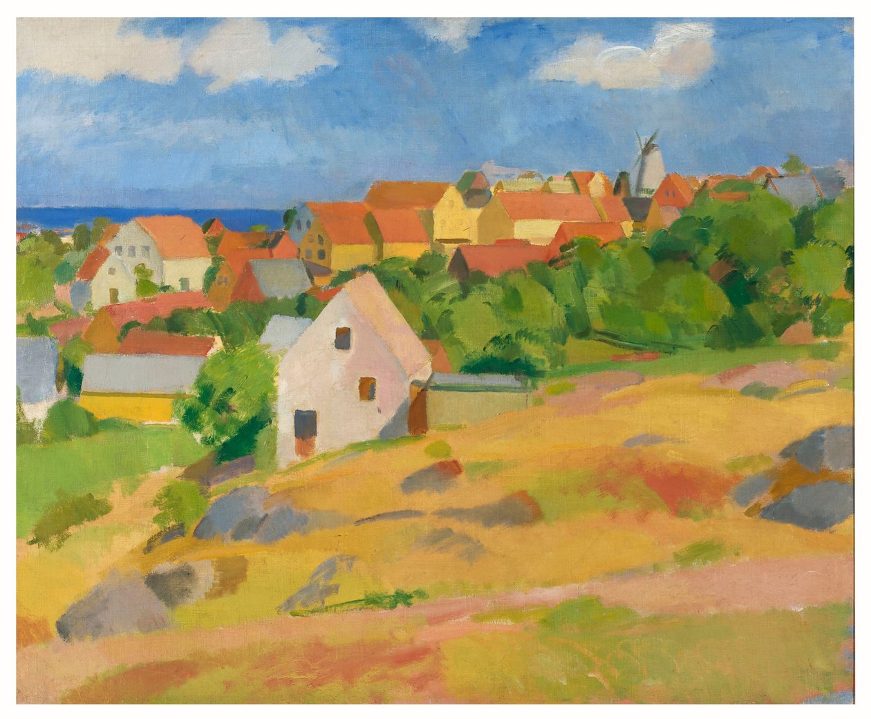 Vista de Gudhjem de Karl Isakson