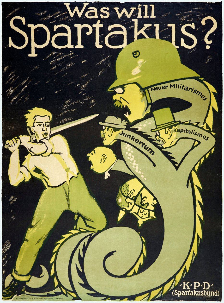 Revolución alemana 1918-1919 La Liga Espartaquista (Spartakusbund) de Karl Jakob Hirsch