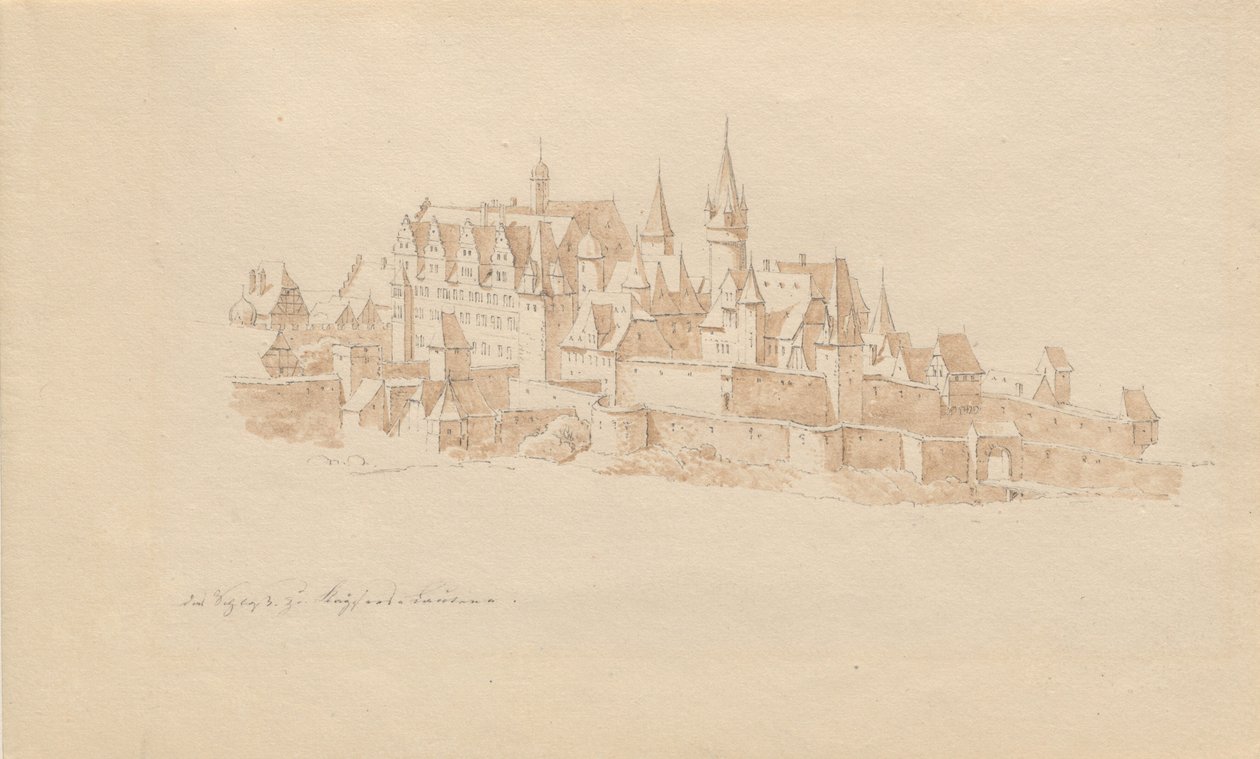 El castillo de Kaiserslautern de Karl Julius Von Leypold