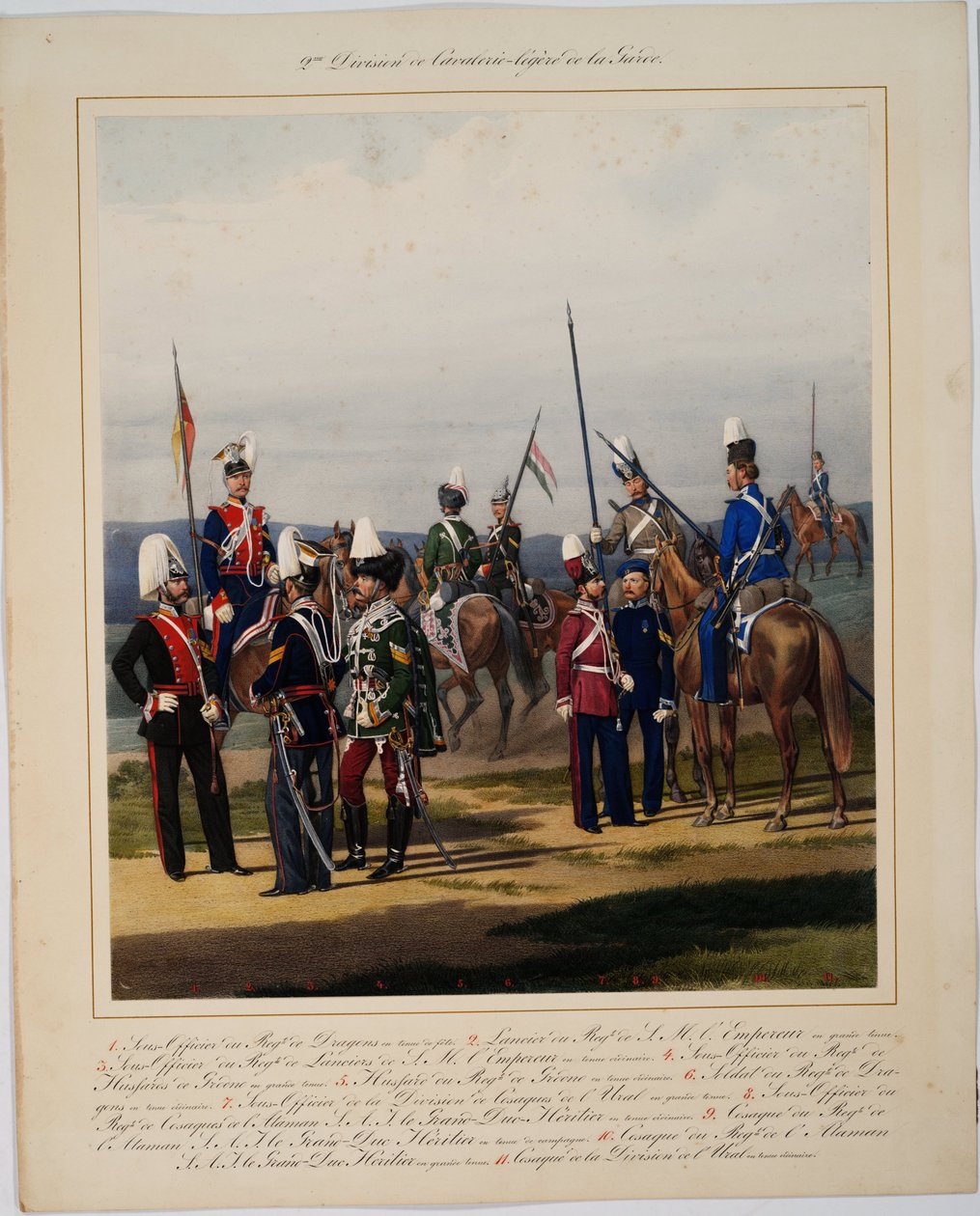 La 2da División de Caballería de la Guardia de Karl Karlovich Piratsky
