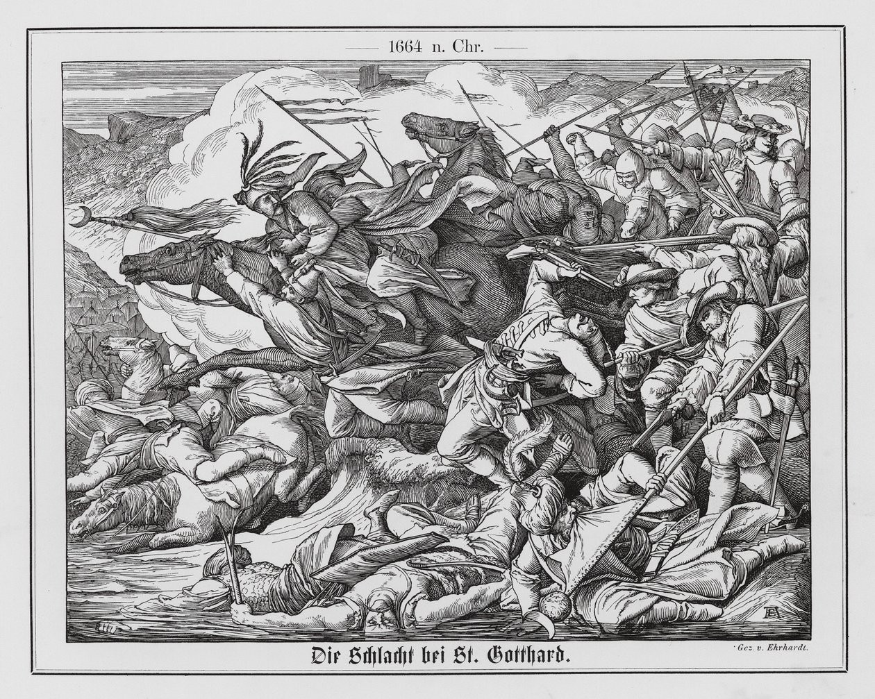 Batalla de San Gotardo de Karl Ludwig Adolf Ehrhardt
