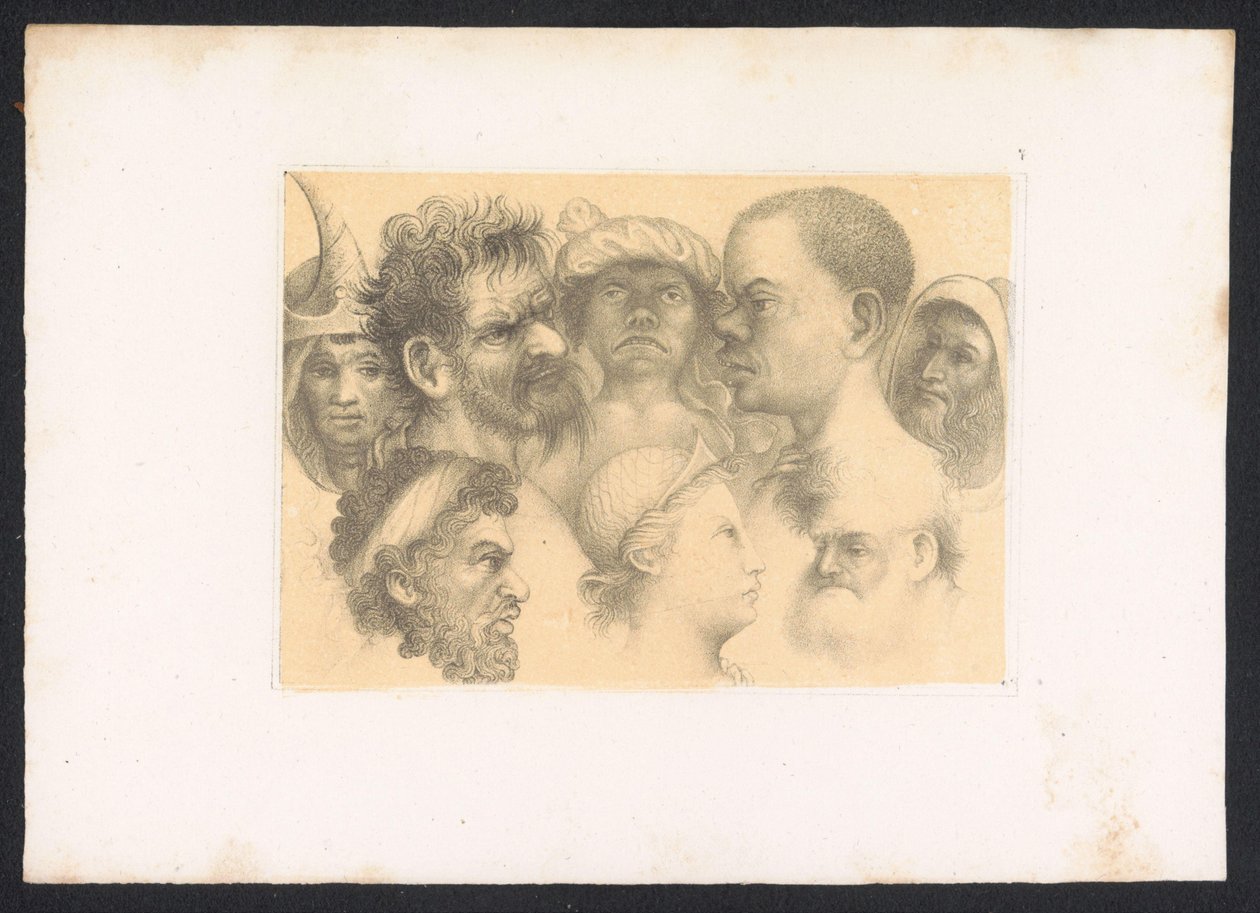 ocho cifras Diseños y estudios de un maestro holandés del siglo XV. Siglo. Basado en los originales conservados en la Biblioteca Real de Berlín (título de la serie) de Karl Palzow