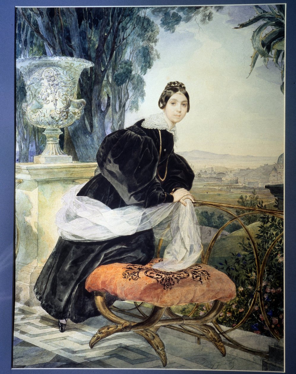 "Retrato de la gran duquesa de Rusia Elisabeth Saltykova (1802-1863)". Peinture de Karl Pavlovich Briullov (Brioullov) (1799-1852) 1833-1835 Museo Estatal Ruso, San Petersburgo de Karl Pavlovich Bryullov