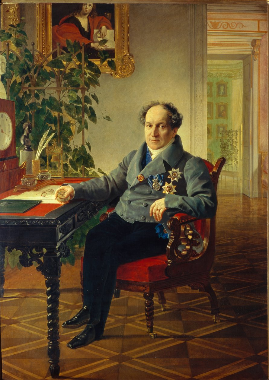 Retrato del Príncipe Alexander Nikolayevich Golitsyn 1773-1844, 1840 de Karl Pavlovich Bryullov