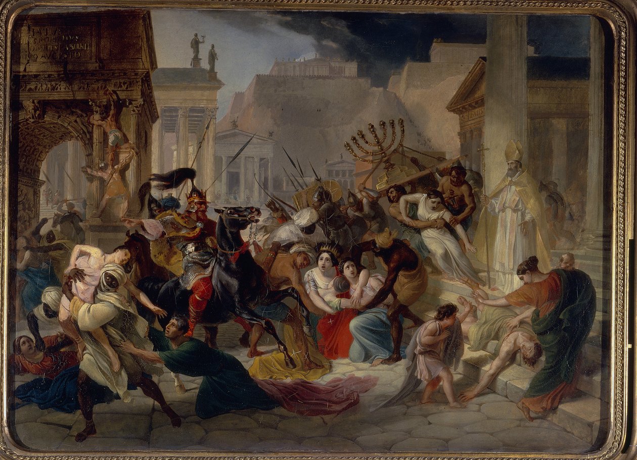 El saqueo de Roma en 455 de Karl Pavlovich Bryullov