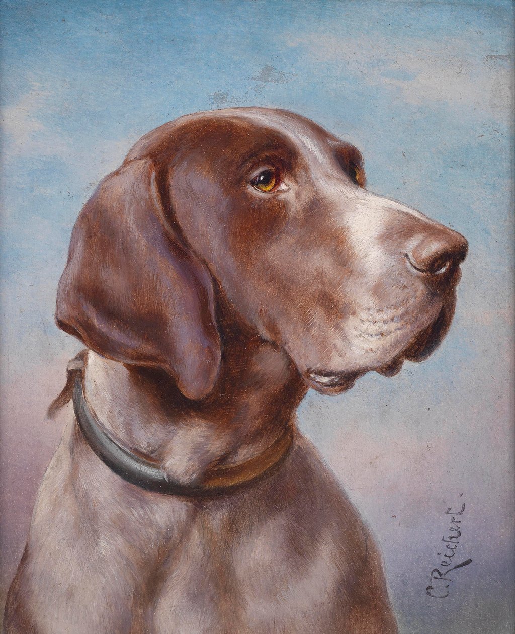 Retrato de perro de Karl Reichert