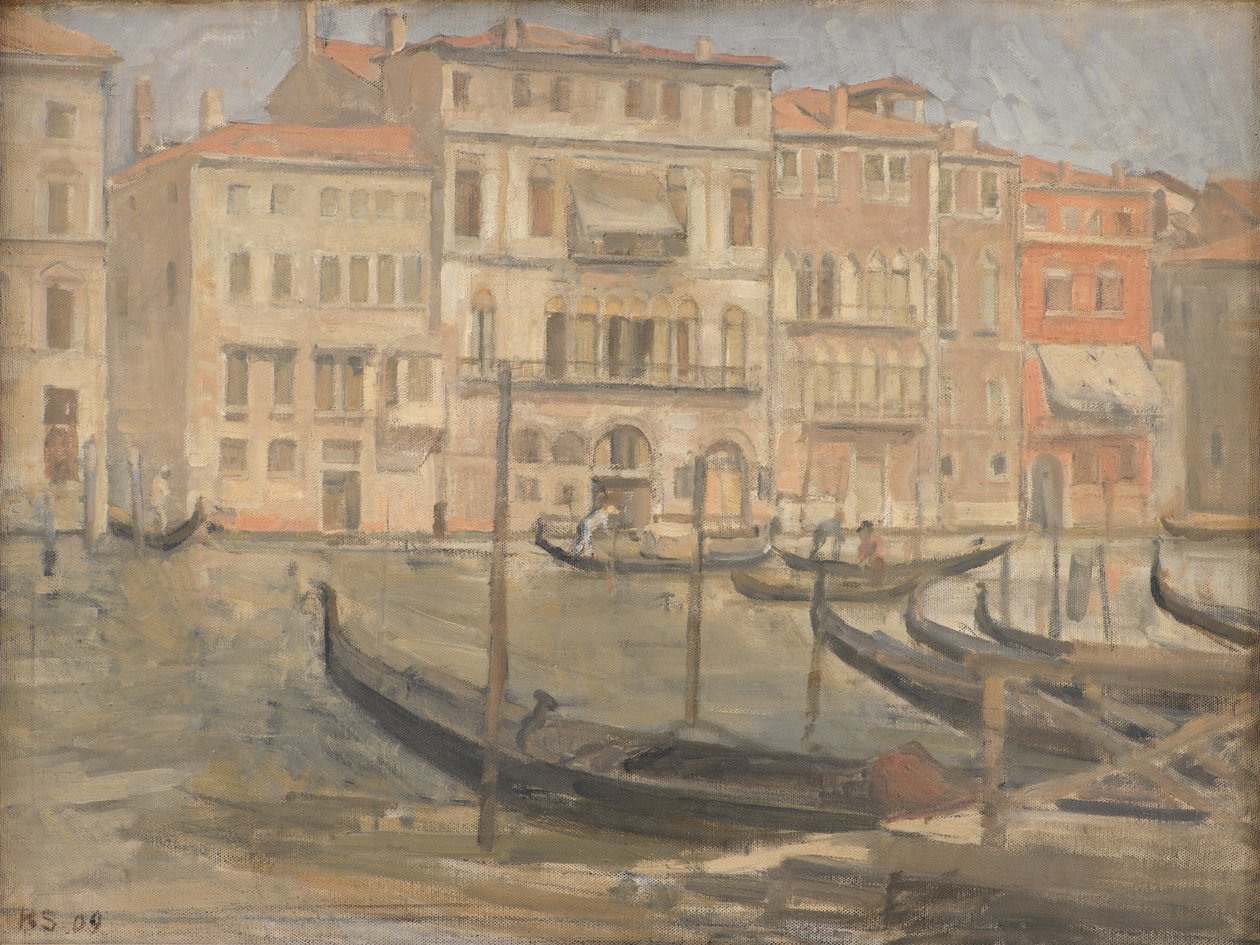 En el Canal Grande en Venecia de Karl Schou