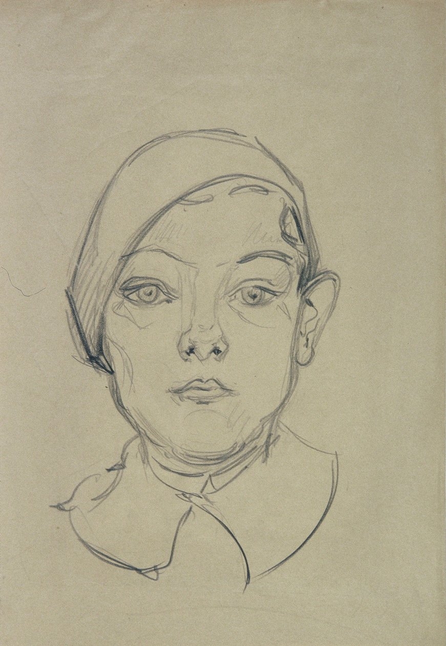 retrato de niño de Karl Suschnik
