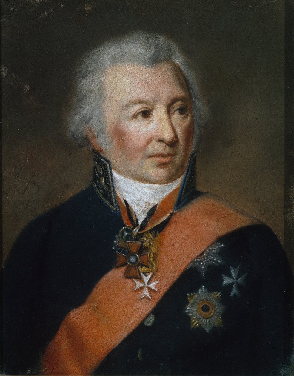 Retrato de Alexander Alexandrovich Sablukov 1749-1828, 1819 de Karl Wilhelm Bardou