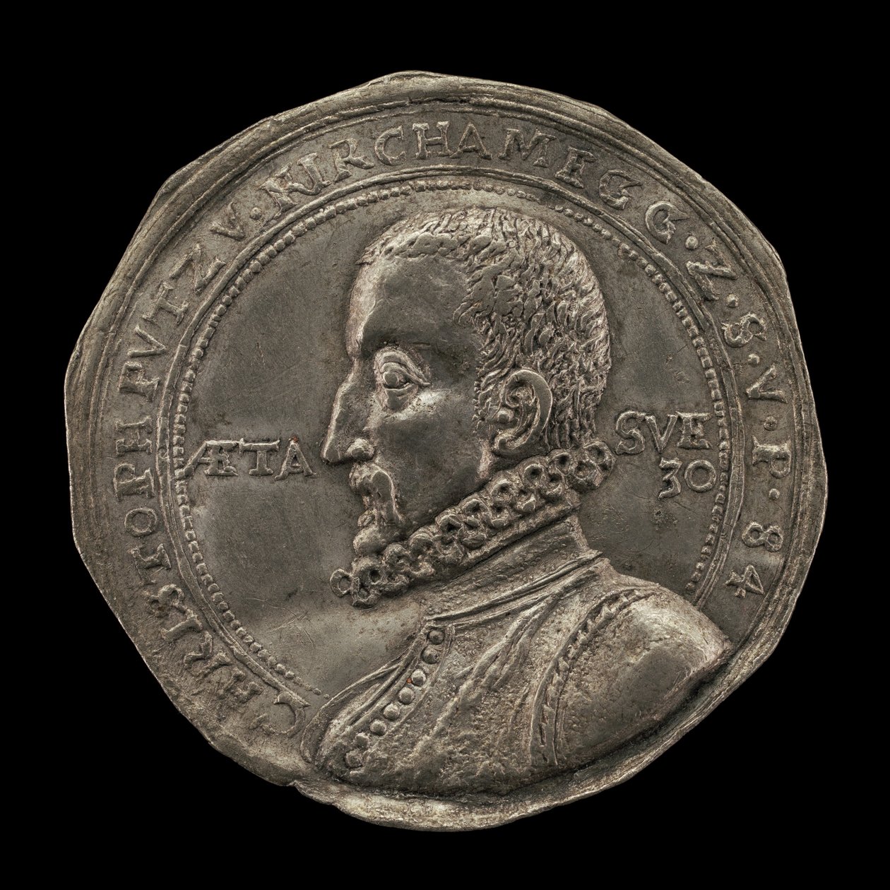Christoph Putz von Kirchameg, Maestro de la Casa de la Moneda en Praga 1590, 1584 de Karl von Bieberstein