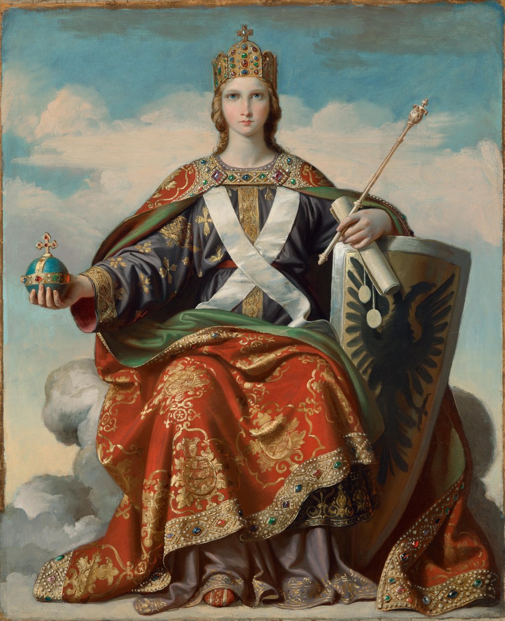 Alegoría del poder de Karl von Blaas