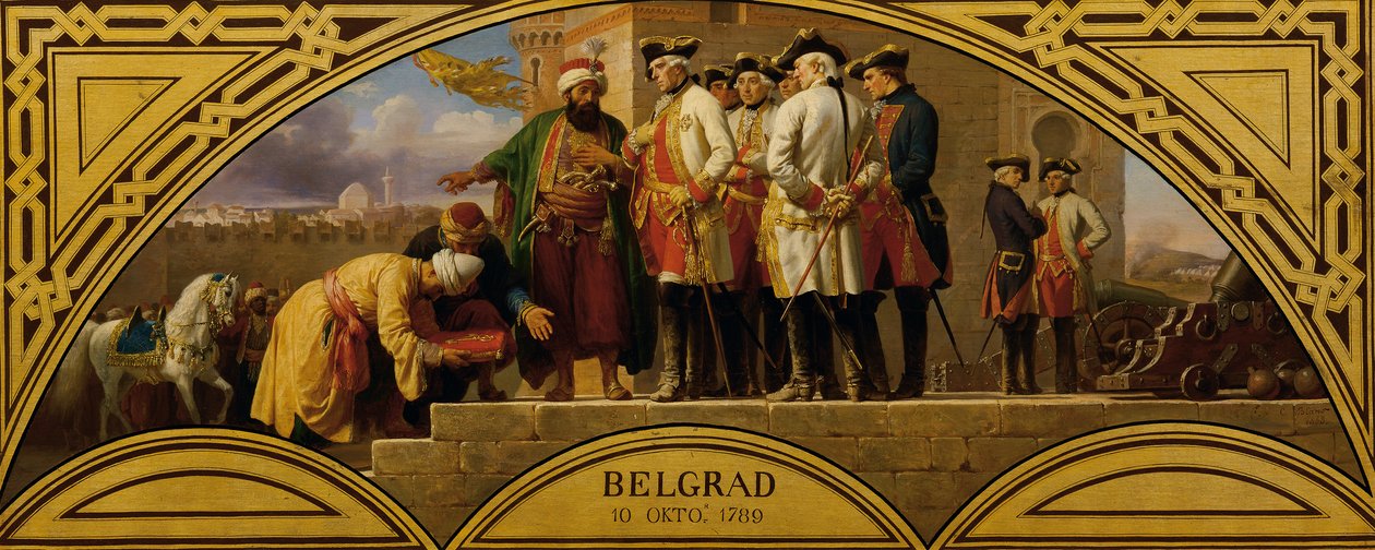 La rendición de Belgrado en 1789 de Karl von Blaas