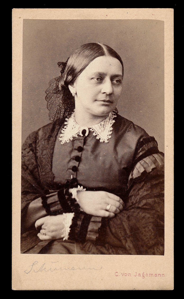 Retrato de Clara Schumann (1819-1896) de Karl von Jagemann